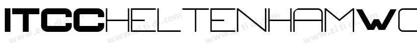 ITCCheltenhamW04 Bol字体转换